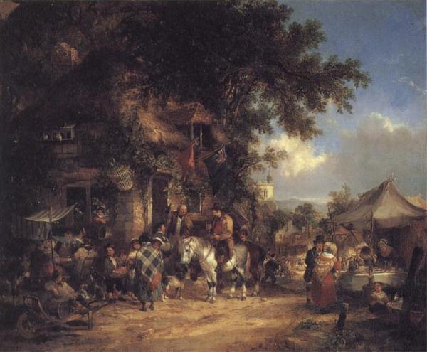 William Shayer The Village Festival China oil painting art